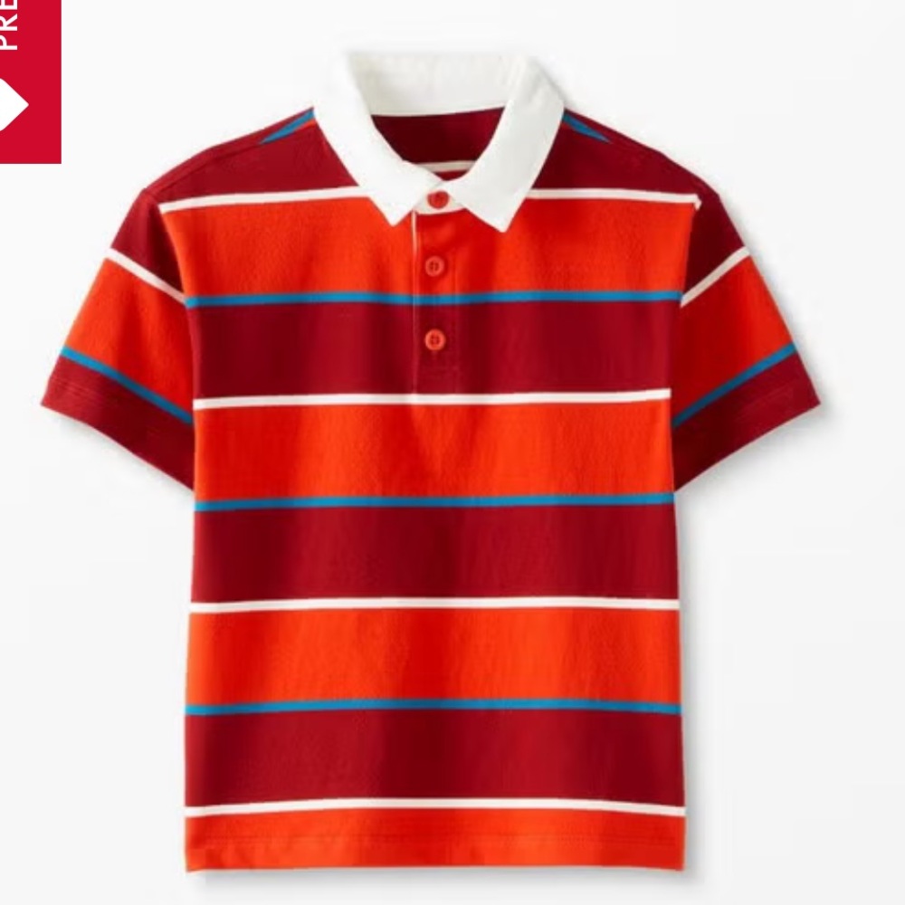 Hanna Andersson rugby polo shirt